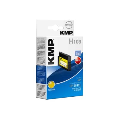 KMP H103 - geel - inktcartridge (alternatief voor: HP 951XL)