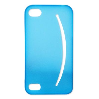 Coque iphone 4 porte-feuille bleu