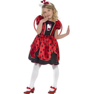 Costume de Hello Kitty© - Rouge-Enfant-6/8 ans (114 à 126 cm)