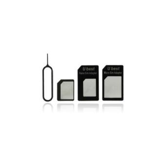 Adaptateur carte sim 4 en 1 - Accessoire pour téléphone mobile