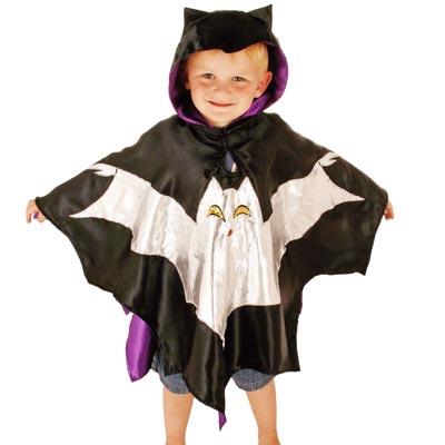 Cape Déguisement de chauve-souris 4-10 ans - Déguisement d'Halloween - Déguisement pour enfant