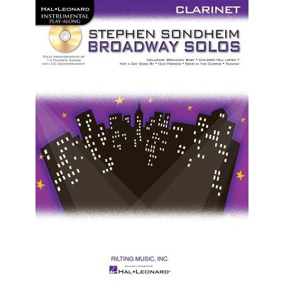 Partitions variété, pop, rock... HAL LEONARD INSTRUMENTAL PLAY ALONG - SONDHEIM STEPHEN BROADWAY SOLOS + CD - CLARINET Musique films - comédies musical