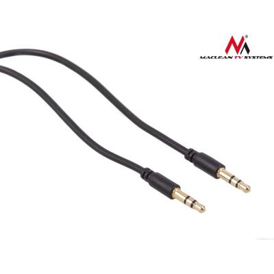 Maclean mctv-816 cable audio jack 3.5 mm mâle vers mâle pour iphone ipad smartphones tablettes lecteurs multimédia (3 m)