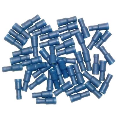 Cosses Electriques Femelles Rondes Bleues 5 Sachet De 50 Cosses