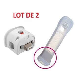 Lamdoo Coque de Protection en Silicone Souple pour Manette Wii Blanc