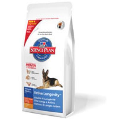 Croquettes hill's science plan canine mature 5+ active longevity grandes races sac 12 kg