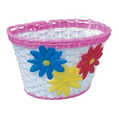 Adie acb002 girls panier en osier-blanc rose