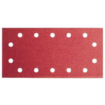 Lot De 10 Feuilles Abrasives Bosch 115x140mm Grain 180 - Ponceuses Vibrantes 6 Trous
