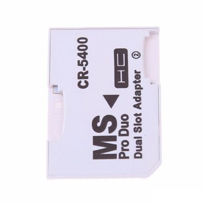 Double Adaptateur CR-5400 carte mémoire micro SD vers Memory Stick