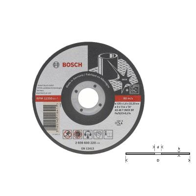 Disque à Tronçonner Inox à Moyeu Plat Bosch 2608600215