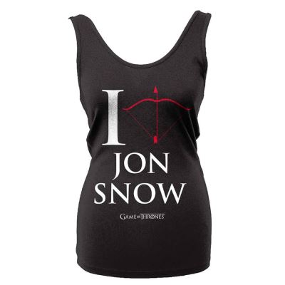 Le jeu des femmes of Thrones J'aime Jon Gilet de neige Haut: Moyen