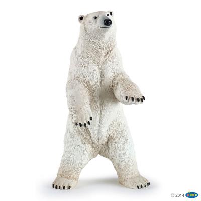 Figurine ours polaire debout papo