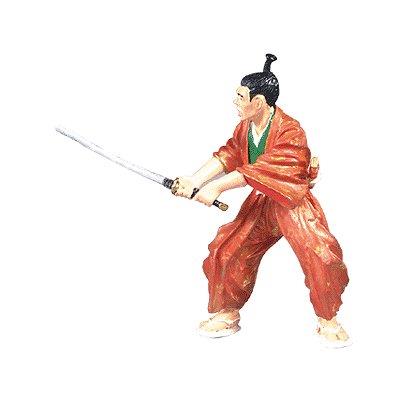 Figurine Samouraï en kimono Plastoy