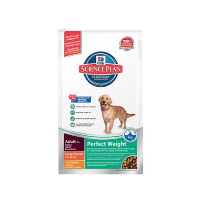 Hill's Science Plan - Croquettes Adulte Perfect Weight au Poulet pour Chien - 12Kg