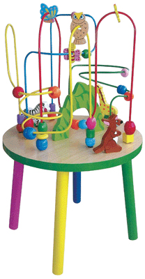 Table Chemin De Perles En Bois