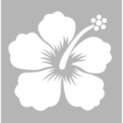 Pochoir 8 x 8 cm - Hibiscus - DTM