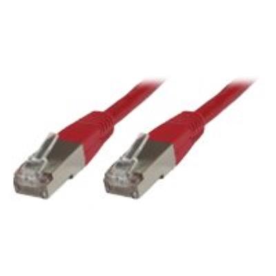 MicroConnect netwerkkabel - 25 cm - rood