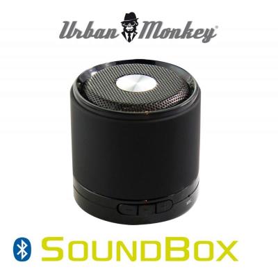 Haut-parleur bluetooth urban monkey easypix (noir) 53104