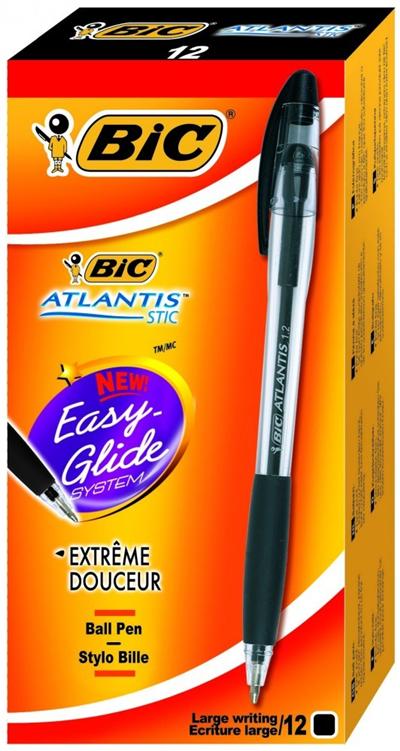 Stylo Bille Pointe Large 1,2 Mm Bic Atlantis Stic bleu