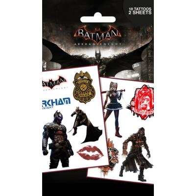 Set de tatouages Batman Arkham Knight Personnages