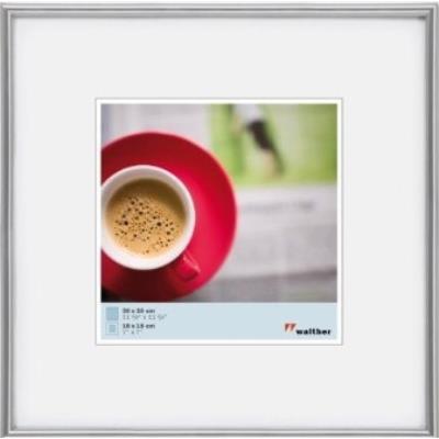 Walther, galeria, cadre en plastique, kb440h, 40x40 cm, argent