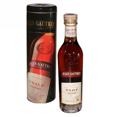 Cognac vsop 35cl jules gautret etui metal