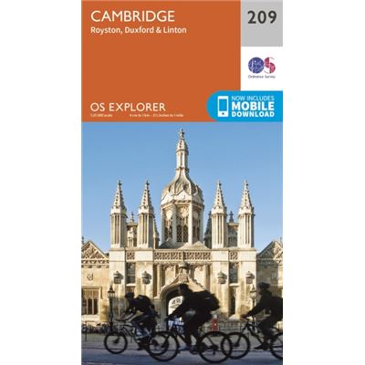 Os Explorer Map (209) Cambridge, Royston, Duxford & Linton (Map)