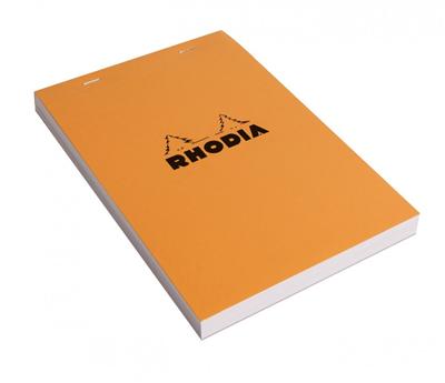Giant Pad - Bloc Rhodia Orange 150 feuilles Agrafés 80g 14,8x21 Q.5x5