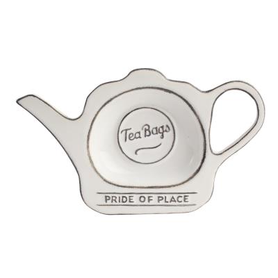 T&G Woodware - Infusette Repose Sachet The Vintage Ceramique Blanc L16Cm