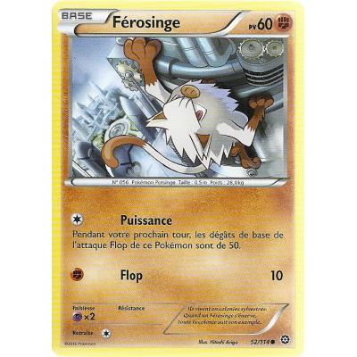 Carte Pokemon - XY11- Offensive vapeur - Férosinge - PV 60 - 52/114 - Commune - VF  - Asmodee reconditionné disponible sur Fnac