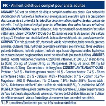 Croquettes Royal Canin Veterinary Diet Urinary S/O LP 34 pour chat