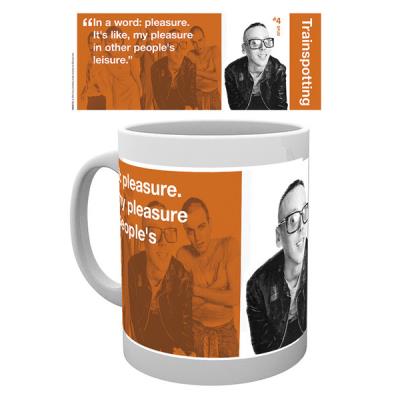 GB eye, Trainspotting, Spud, Mug