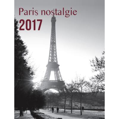Carnet Agenda 2017 Paris Noir & Blanc à rabat aimanté format poche