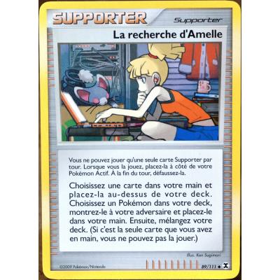 carte Pokémon 89 La recherche d'Amelle Platine Rivaux Émergents