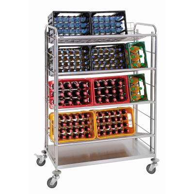 Chariot de transport caisses de boissons