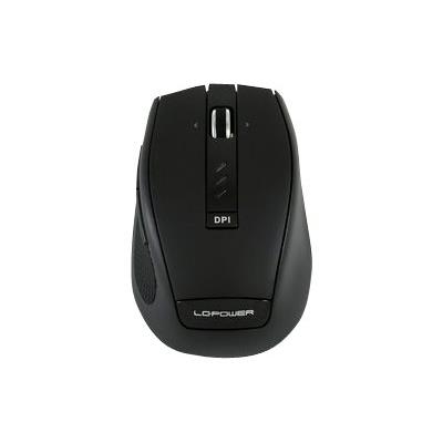 LC Power m800BW - muis - 2.4 GHz - antraciet zwart