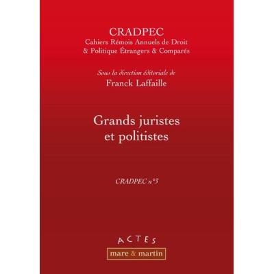 Grands Juristes Et Politistes