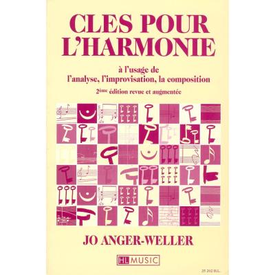 Méthodes et pédagogie LEMOINE ANGER-WELLER JO - CLÉS POUR L'HARMONIE Théorie - harmonie