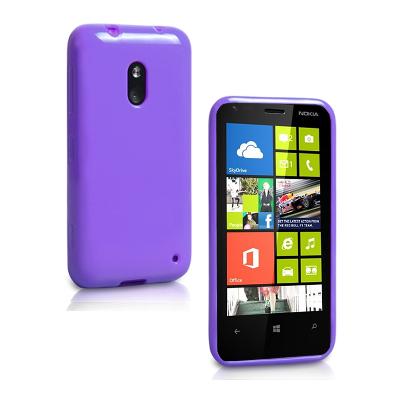 Coque Housse minigel violet glossy Lumia 620 Nokia