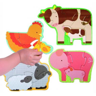 Petit Collage MON PREMIER PUZZEL BOERDERIJ 3-6 PIÈCES