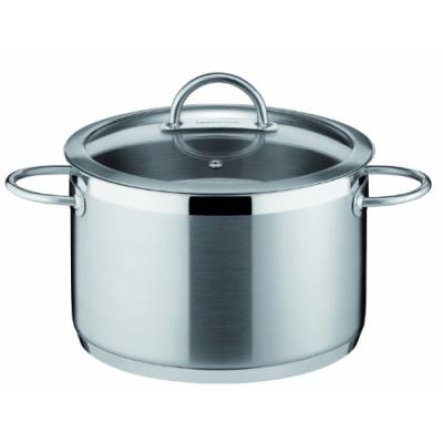 tescoma vision faitout profond avec couvercle 22 cm 5,5 litres