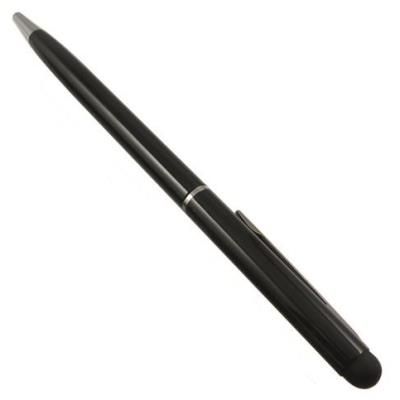 Stylo Duo TouchPad et stylo bille laqué noir Waytex
