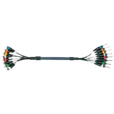Yellow Cable OC16 - 8 RCA M / 8 JACK MONO M 5M