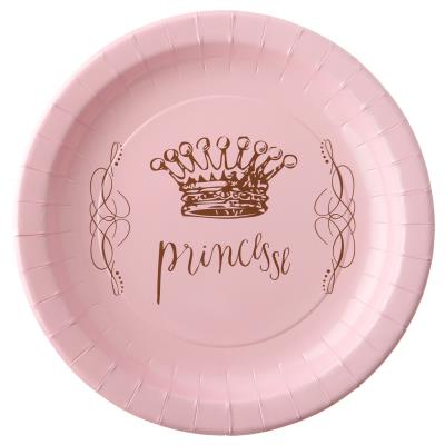 Santex assiette princesse rose