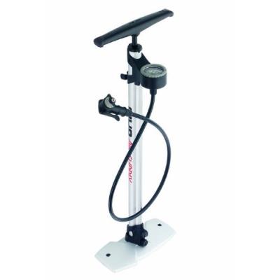 Point 13013401 pompe à pied acier valve clever pour tous types de valves max 160 psi argent noir