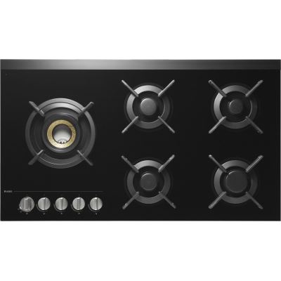 ASKO HG1935AB - Table de cuisson au gaz - 5 plaques de cuisson - Niche - largeur : 86 cm - profondeur : 49 cm - noir