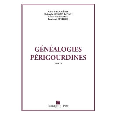 GÉnÉalogies pÉrigourdines tome vii