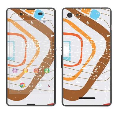Skin stickers pour sony xperia e3 (sticker : cubes)