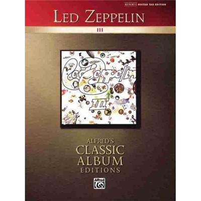LED ZEPPELIN III CLASSICALBUM EDITIONS TAB