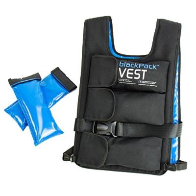 Mammoth supplements veste lestée pour körpergewichtstraining blackpack gilet de protection unisexe